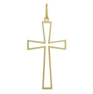 Zlatý přívěšek křížek PA1527F
