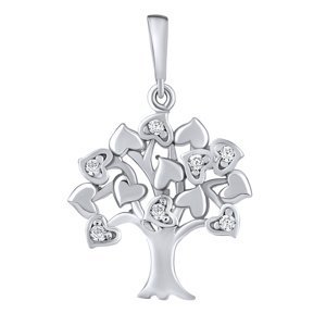 Stříbrný přívěsek strom života Yara s Brilliance Zirconia