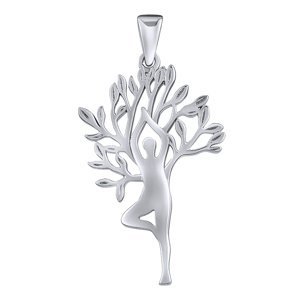 Stříbrný přívěsek strom života Yoga