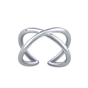 Stříbrný otevřený prsten Arin infinity