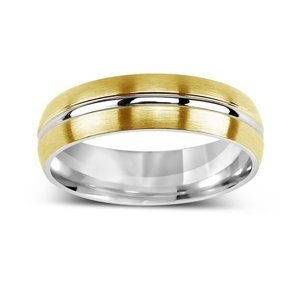 Snubní ocelový prsten VERNON velikost obvod 56 mm