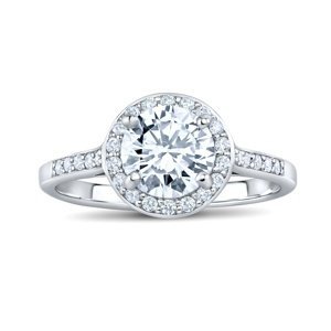 Stříbrný prsten SKYE se Swarovski® Zirconia velikost obvod 54 mm