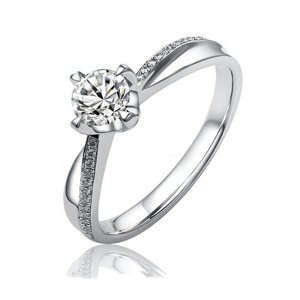 Stříbrný originální prsten Florence se Swarovski® Zirconia velikost obvod 58 mm