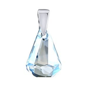 Stříbrný přívěsek XIRIUS Raindrop 14mm Blue Shade se Swarovski® Crystals