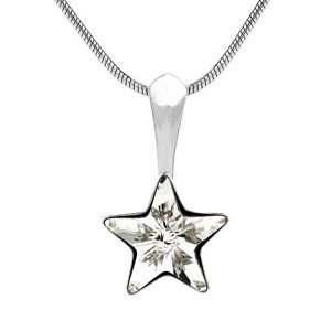 Stříbrný přívěsek hvězdička Swarovski® Crystals
