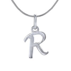 Přívěsek ze stříbra písmeno R