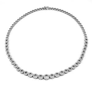 Luxusní stříbrný náhrdelník RHEA s micro zirkonia