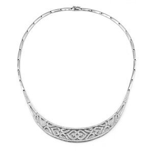 Luxusní stříbrný náhrdelník PREA