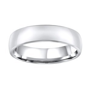 Snubní ocelový prsten POESIA pro muže i ženy velikost obvod 56 mm