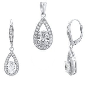 Set stříbrných šperků PHOENIX náušnice a přívěsek