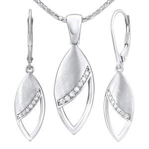 Stříbrný set šperků ELISE - náušnice a přívěsek