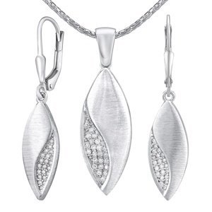 Stříbrný set šperků GRACIE - náušnice a přívěsek