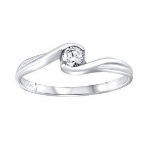 Stříbrný prsten se Swarovski® Zirconia velikost obvod 62 mm