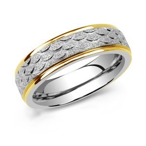 L´AMOUR snubní prsten pro muže a ženy z chirurgické oceli velikost obvod 73 mm