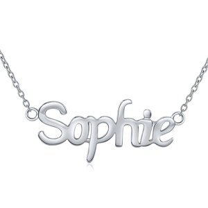 Stříbrný řetízek se jménem Sophie