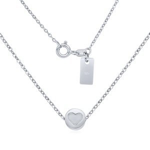 Stříbrný náhrdelník s přívěskem srdce
