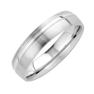 Snubní ocelový prsten PHOENIX pro muže i ženy velikost obvod 47 mm