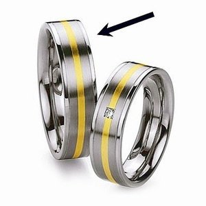 Ocelový prsten - snubní - pro muže RC2042-M velikost obvod 72 mm