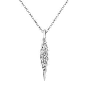 Stříbrný náhrdelník Marilyn s Brilliance Zirconia