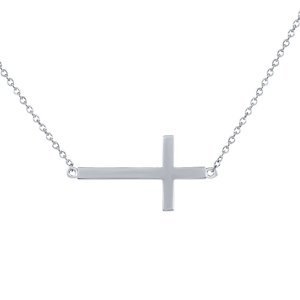 Stříbrný náhrdelník křížek Melly