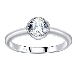 Stříbrný prsten ISADORA se Swarovski® Zirconia velikost obvod 53 mm