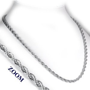 Oblíbený ocelový náhrdelník 6 mm varianta 45cm