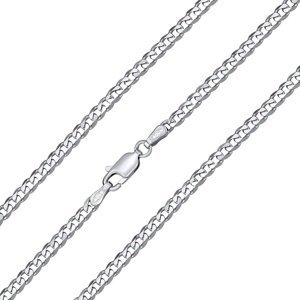 Stříbrný řetízek a náhrdelník - Pancr 3 mm varianta 60 cm