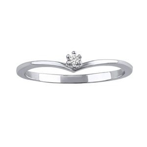Stříbrný prsten Delilah s Brilliance Zirconia velikost obvod 57 mm