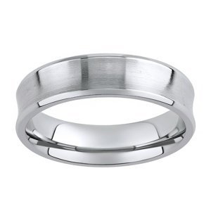 Ocelový prsten - snubní - pro muže RC2027-M velikost obvod 60 mm
