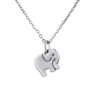 Stříbrný náhrdelník slon Amon