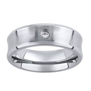 Ocelový prsten - snubní - pro ženy RC2027-Z velikost obvod 60 mm
