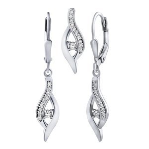 Stříbrný set šperků Selina  náušnice a přívěsek s Brilliance Zirconia