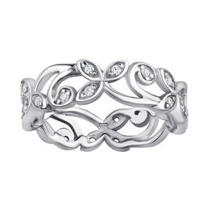 Stříbrný prsten Sarabi s Brilliance Zirconia velikost obvod 50 mm