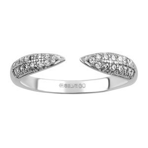 Stříbrný prsten Grappy s Brilliance Zirconia velikost obvod 56 mm