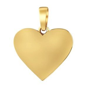 Zlatý přívěsek srdce Nico ze žlutého zlata