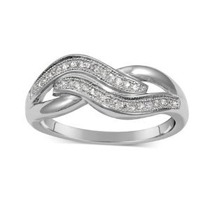 Oblíbený stříbrný prsten CHIARA velikost obvod 52 mm