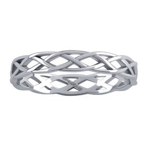 Keltský stříbrný prsten Laise velikost obvod 62 mm