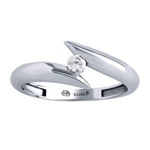 Stříbrný prsten Mona s Brilliance Zirconia velikost obvod 62 mm