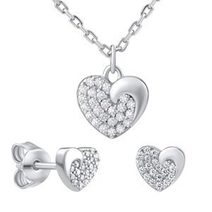 Stříbrný dárkový set šperků LOVE pro zamilované