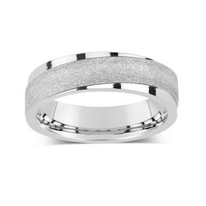 Snubní ocelový prsten pro muže a ženy velikost obvod 73 mm