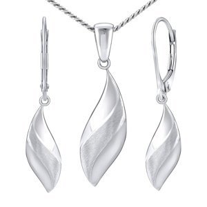 Stříbrný set šperků DELIA - náušnice a přívěsek