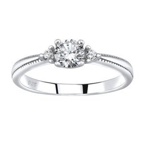 Stříbrný prsten MELAYNA se Swarovski® Zirconia velikost obvod 46 mm