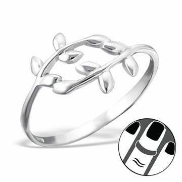stříbrný prsten 0135 Ag 925, 0,70 g.