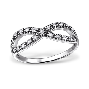 OLIVIE - stříbrný prsten 0229 Velikost prstenů: 6 (EU: 51 - 53) Ag 925, 1,75 g.