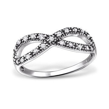 OLIVIE - stříbrný prsten 0229 Velikost prstenů: 7 (EU: 54 - 56) Ag 925, 1,75 g.