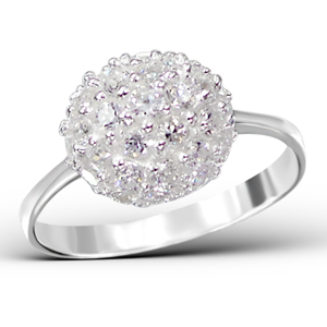 OLIVIE Nádherný stříbrný prsten 0677 Velikost prstenů: 7 (EU: 54 - 56) Ag 925; ≤1,9 g.