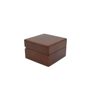 OLIVIE Lesklá dřevěná krabička na řetízek/náramek 7866