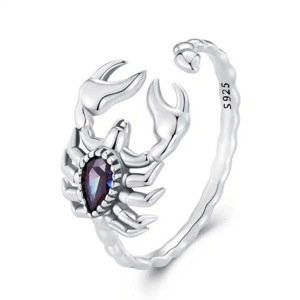 OLIVIE Stříbrný nastavitelný prsten ŠTÍR 8230 Ag 925; ≤1,6 g.