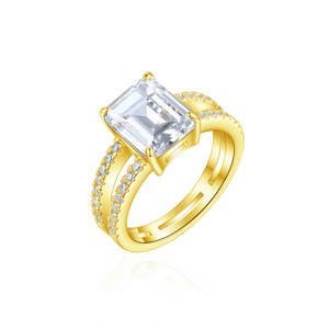 OLIVIE Stříbrný prsten VIVIEN GOLD 8448 Velikost prstenů: 10 (EU: 62-64) Ag 925; ≤4,6 g.