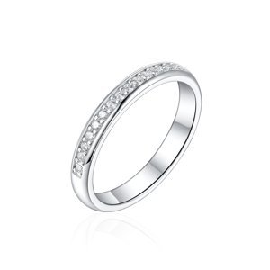OLIVIE Snubní stříbrný prsten PRAMÍNEK 8583 Velikost prstenů: 6 (EU: 51-53), Pohlaví: Dámské Ag 925; ≤1,9 g.